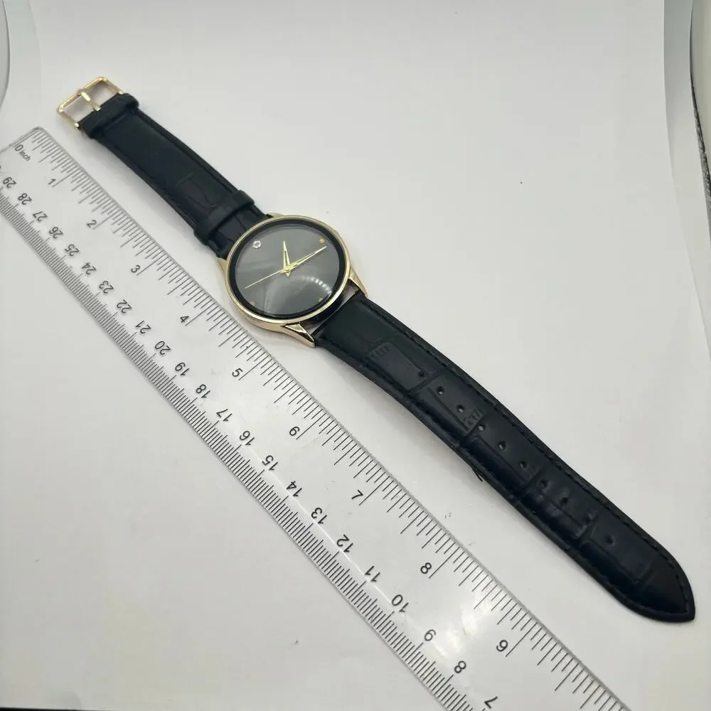 Gold & Black Men's Watch